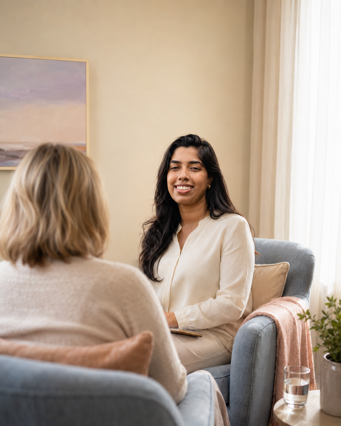 Dr Salduker in consultation